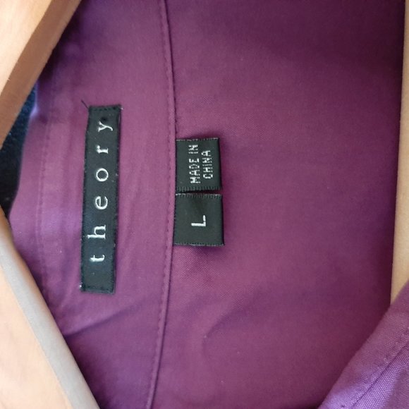 Theory long sleeved shirt large EUC - Picture 2 of 2